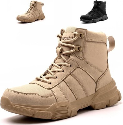 Sicherheitsstiefel Herren Damen Arbeitsstiefel Stahlkappen Leicht Atmungsaktiv