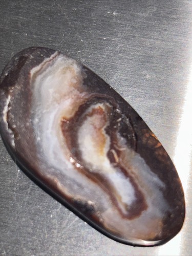 Hochwertiger polierter Feuerachat 6,2 Gramm Cabochon - Bild 9 von 9