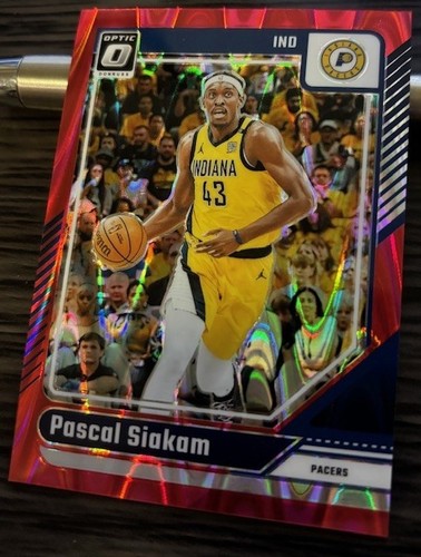 2024-25 Donruss Optic #187 Pascal Siakam Red Seismic 031/149 - Pacers - MINT