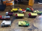 Lot Of 10 VINTAGE Matchbox DIECAST Cars.  Trucks. Rare. Grit Soreading. Dump...