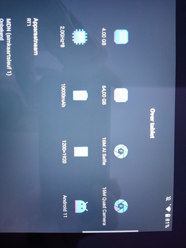 oukitel RT1 tablet 64GB 4GB RAM - Photo 3/3