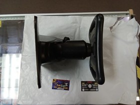 Sega Saturn MK-80107 Arcade Racing Steering Wheel - Black. Untested!!