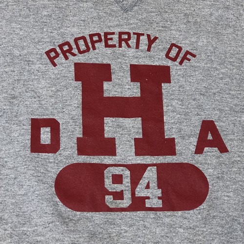 Vintage Harvard Property Of DHA 1994 Athletics Russell Gray Sweatshirt XL USA - Picture 5 of 13