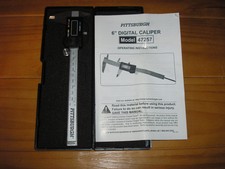 Pittsburgh 6 Digital Caliper Metric & SAE Dig...