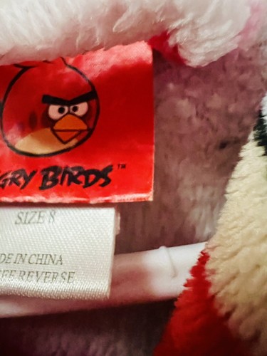 ANGRY BIRDS GIRLS BATHROBE SIZE 8 - Picture 7 of 7