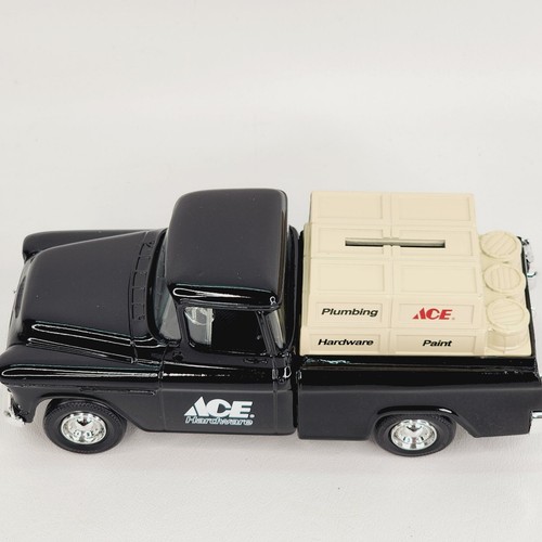 1994 ERTL 1955 Chevrolet Cameo Pickup ACE Hardware 1/25 Scale Die Cast Coin Bank - Picture 6 of 12