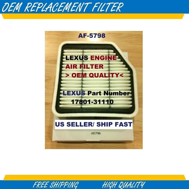 Engine Air Filter For Lexus IS250 IS350 IS250C IS350C GS350 GS430 2006-2015 - Excel Brand