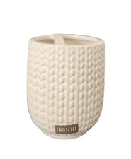 Croscill Juno Tooth Brush Holder Ceramic Rare...