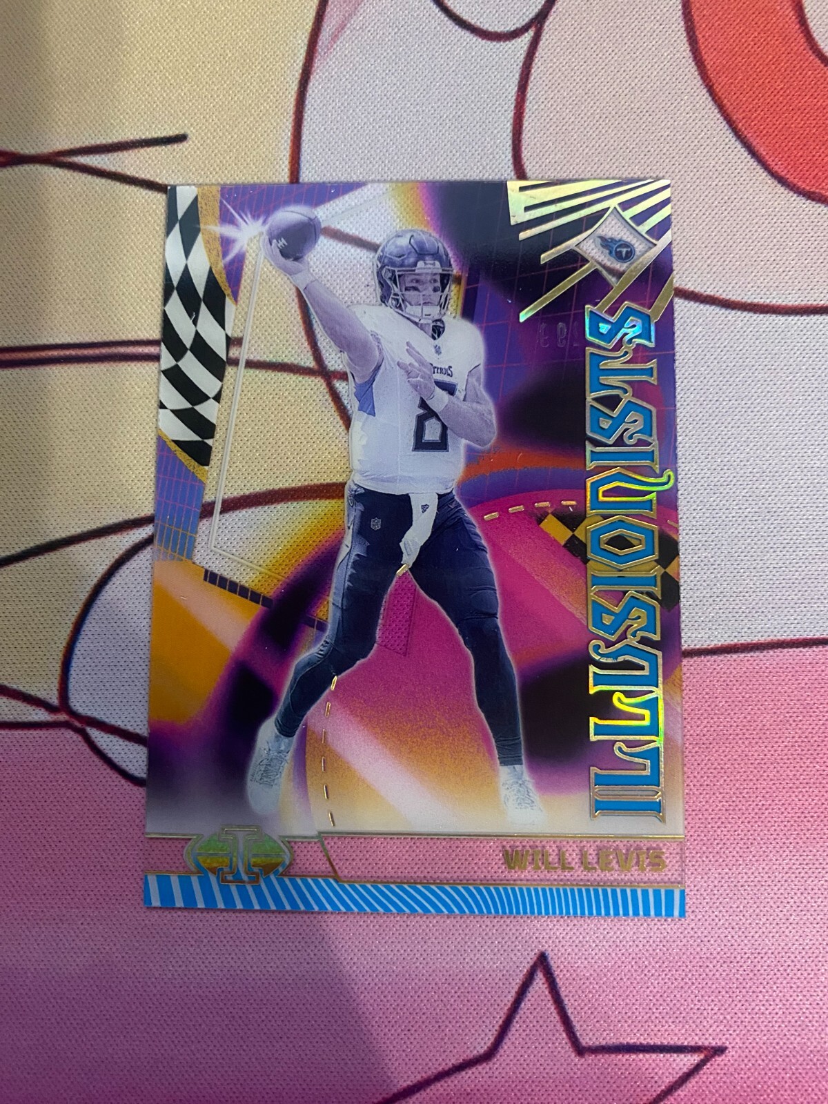 WILL LEVIS 2023 PANINI ILLUSIONS #18 ILLUSIONISTS LIGHT BLUE /299 (RC)