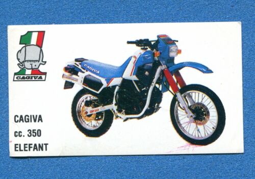 MOTOR SHOW -Baggioli 1986- Figurina-Sticker n. 62 - CAGIVA 350 ELEFANT -New  - 第 1/3 張圖片