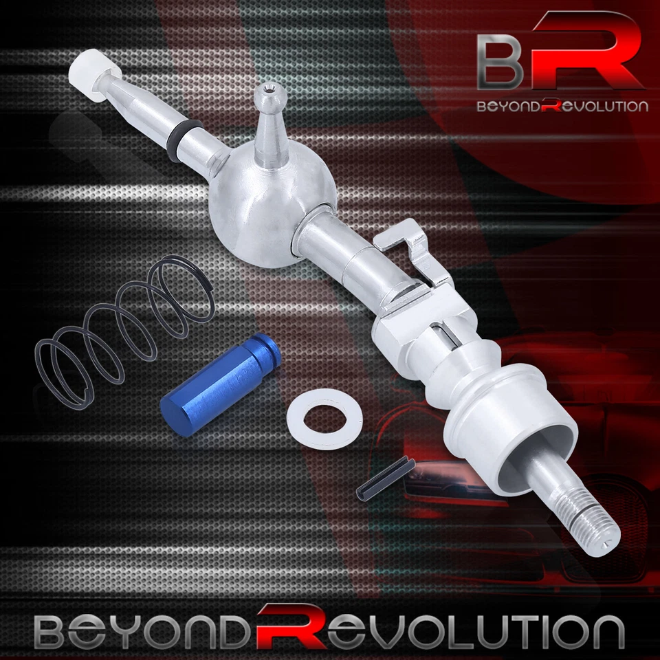 For 2001-2003 Pontiac Sunfire Steel Alloy Short Shifter Chrome Blue - Image 3 of 3