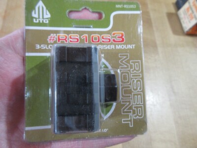 UTG Riser Mount RS10S3 3 Slot 1 inch height new in original package   (w9)