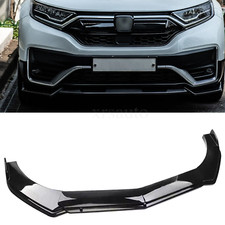 For Honda Cr-v Crv 2020-2022 Gloss Black Front Bumper Lip Kit Spoiler