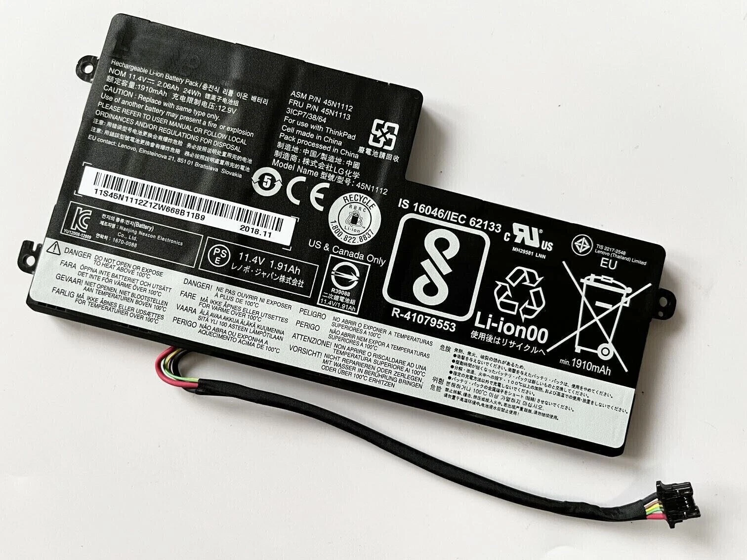 Pin lenovo x240 gắn trong