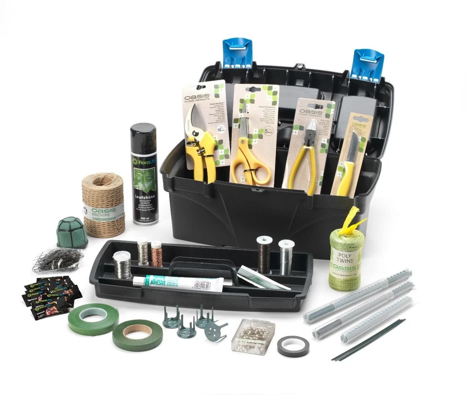 OASE FLORISTIK STARTER WERKZEUGSET OASIS® HAUS BASTELN HOCHZEITEN BEERDIGUNGEN - Bild 1 von 1