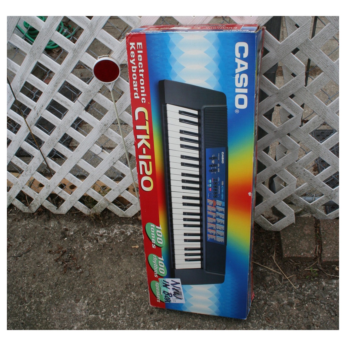 Casio CTK-120 Electronic Keyboard w Power Adapter 49 Keys 100