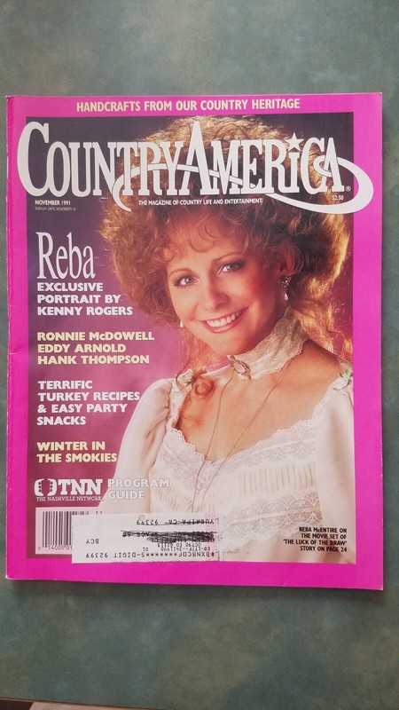 Country America Magazine Nov 1991 with Reba