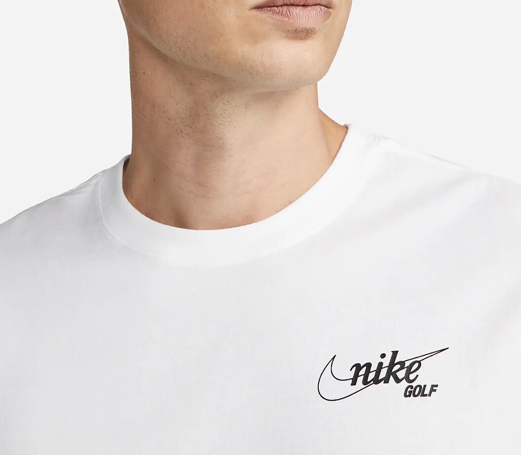 Nike Dri Fit Golf Tee Shirt White Sachs Craft Rare Mens XXL Tiger PGA Masters