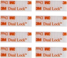 EZ Pass/Ipass/Izoom Toll Tag Mounting Kit - 4 Pcs (2 Sets) Reclosable Fastener P