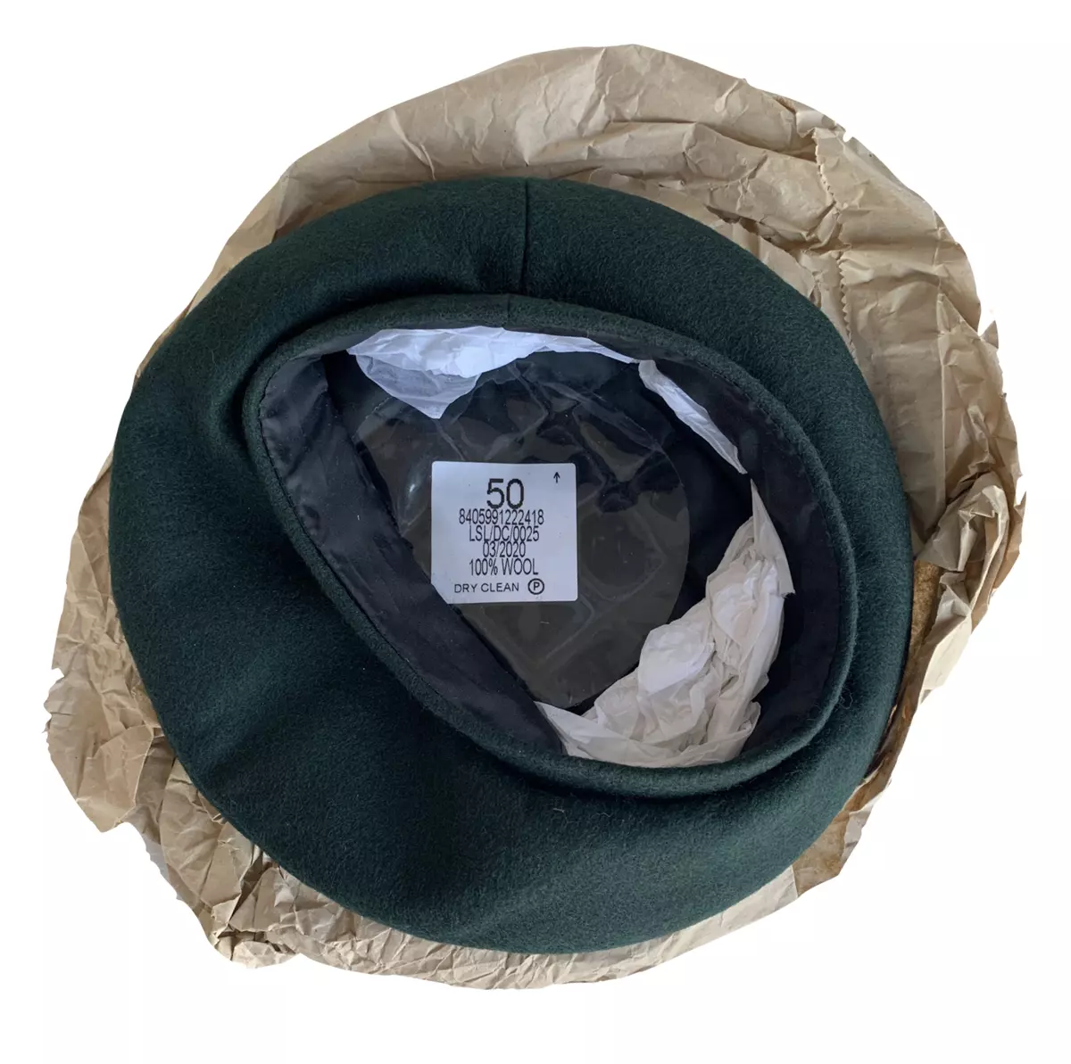 ROYAL IRISH REGIMENT PIPERS GREEN CAUBEEN Size 50cm British