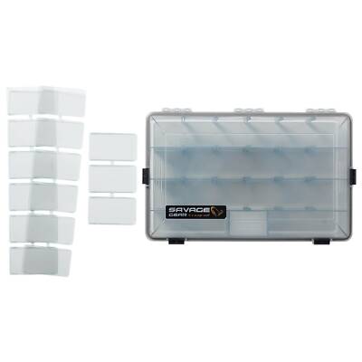 Savage Gear Waterproof Box wasserdichte Kunstköderbox Sortimentsbox Kleinteilbox