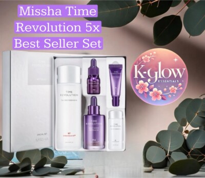MISSHA TIME REVOLUTION BEST SELLER SET 5X  Authentic & Trusted U.S. Seller