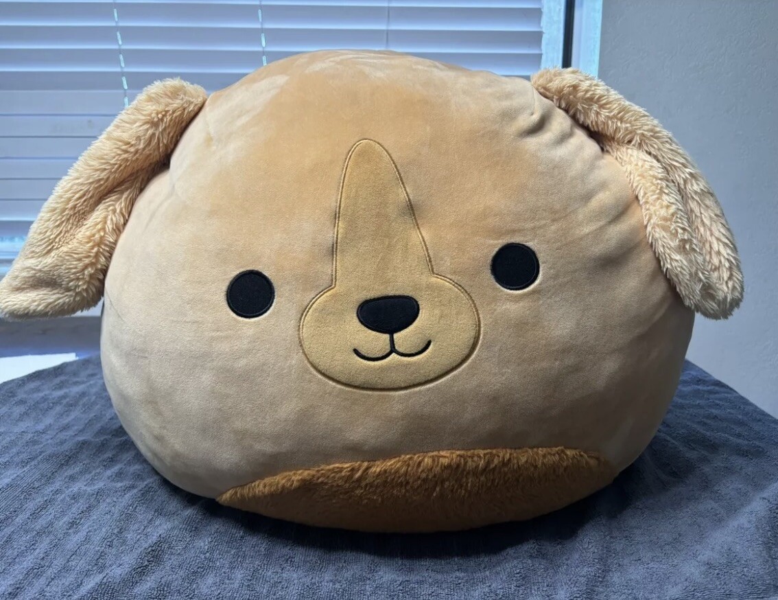 Squishmallow Finley JUMBO 24” Dog Puppy Soft Plush Stuffed Animal Huge