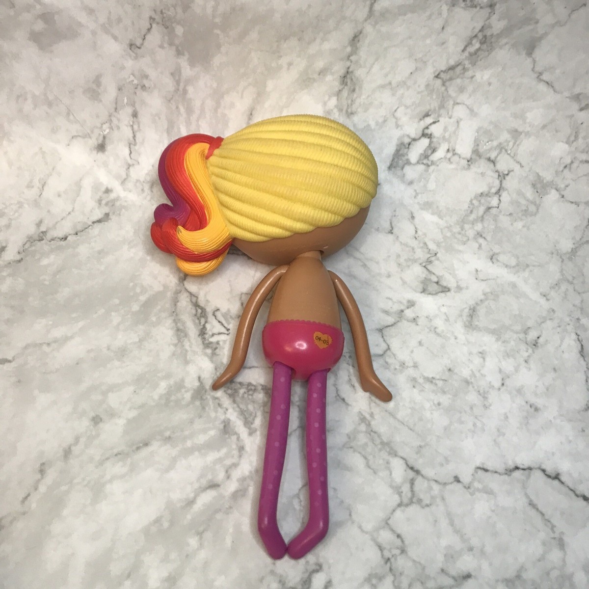 Lalaloopsy Doll April Sunsplash Rainbow Hair Plastic No Clothes 23