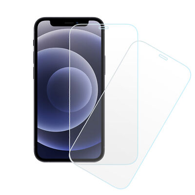 2x Echt Glas Display Schutzfolie für iPhone 12 Mini - Schutzglas- Panzerfolie 