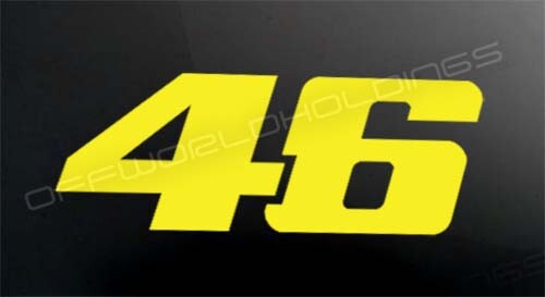 ROSSI 46 sticker decal MotoGP Monster YAMAHA FACTORY RACING VR | eBay