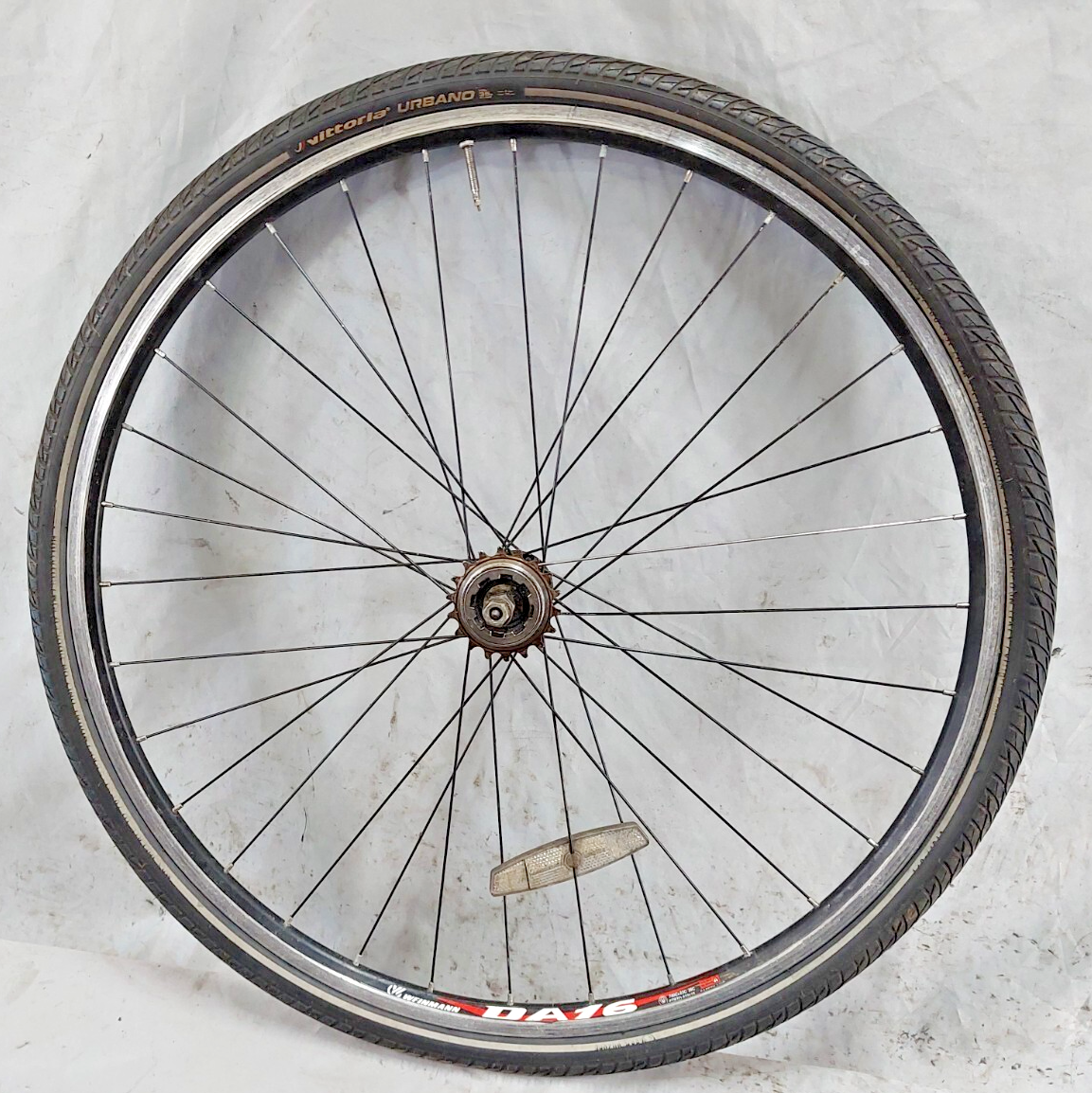 Weinmann DA16 FlipFlop Rear 700c Fixie Bike Wheel Fixed Gear 32S Silver  ShipsUSA