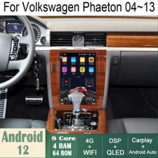 Car Android Gps Navigation Wifi 12.1" For Volkswagen Vw Phaeton 04~13 Radio