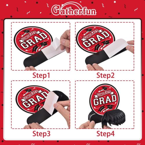 9PCS Graduation Party Decorations Class of 2025 Congrats Grad Table Centerpiece - Picture 5 of 7