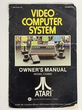 Vintage 1978 Atari Video Computer System Owner's Manual Model CX2600