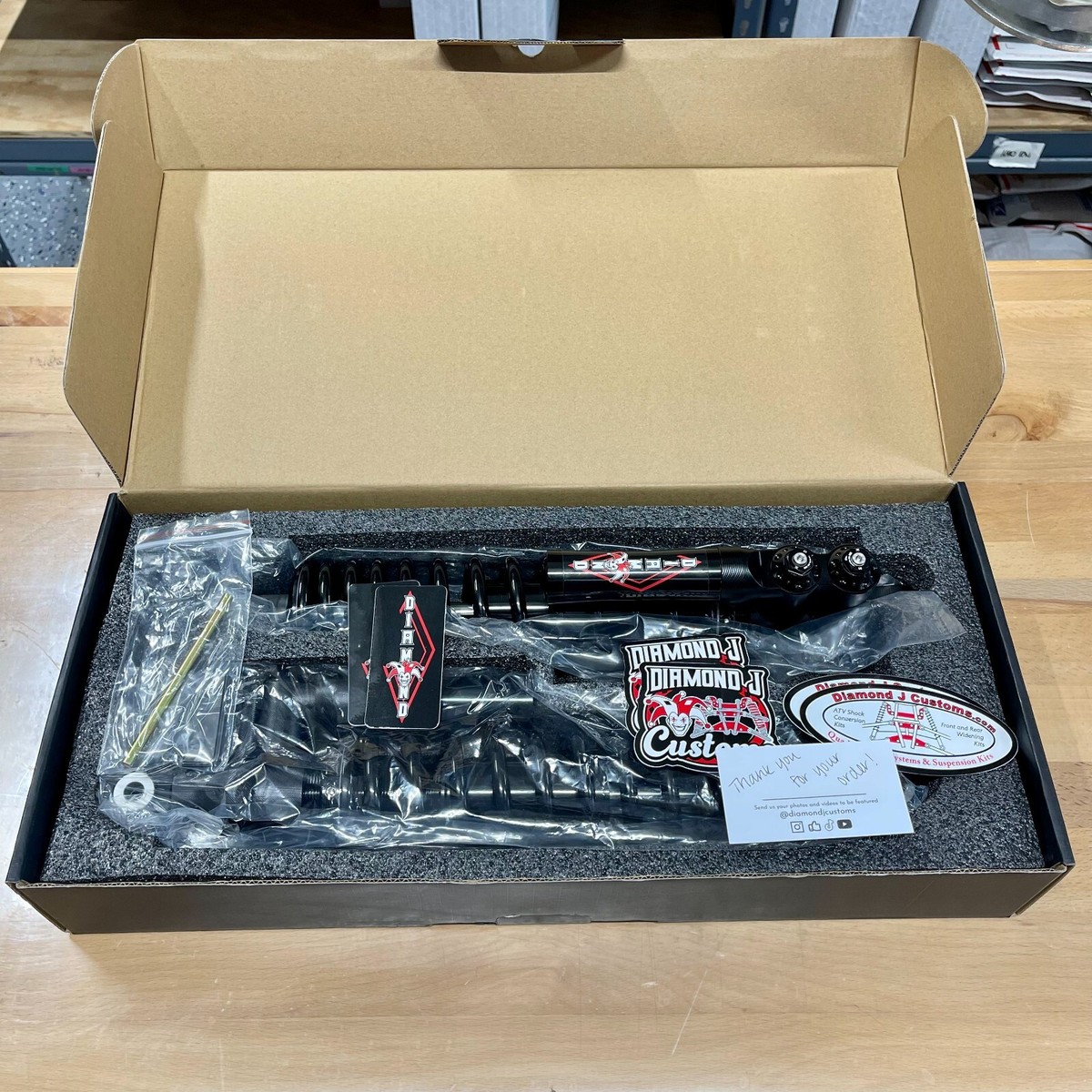 Kawasaki KFX 90 ATV Widening and Shock Conversion Kit w/ 320mm