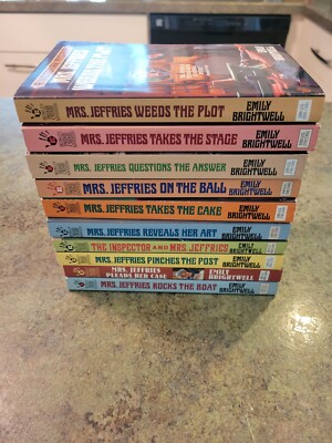 Vintage Paperback Book Set Author EIMILY BRIGHTWELL 10pc