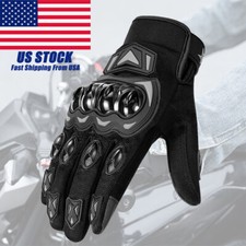 Tactical Motorcycle Gloves Touchscreen Motorbike Gloves Anti-Slip Airsoft Gloves