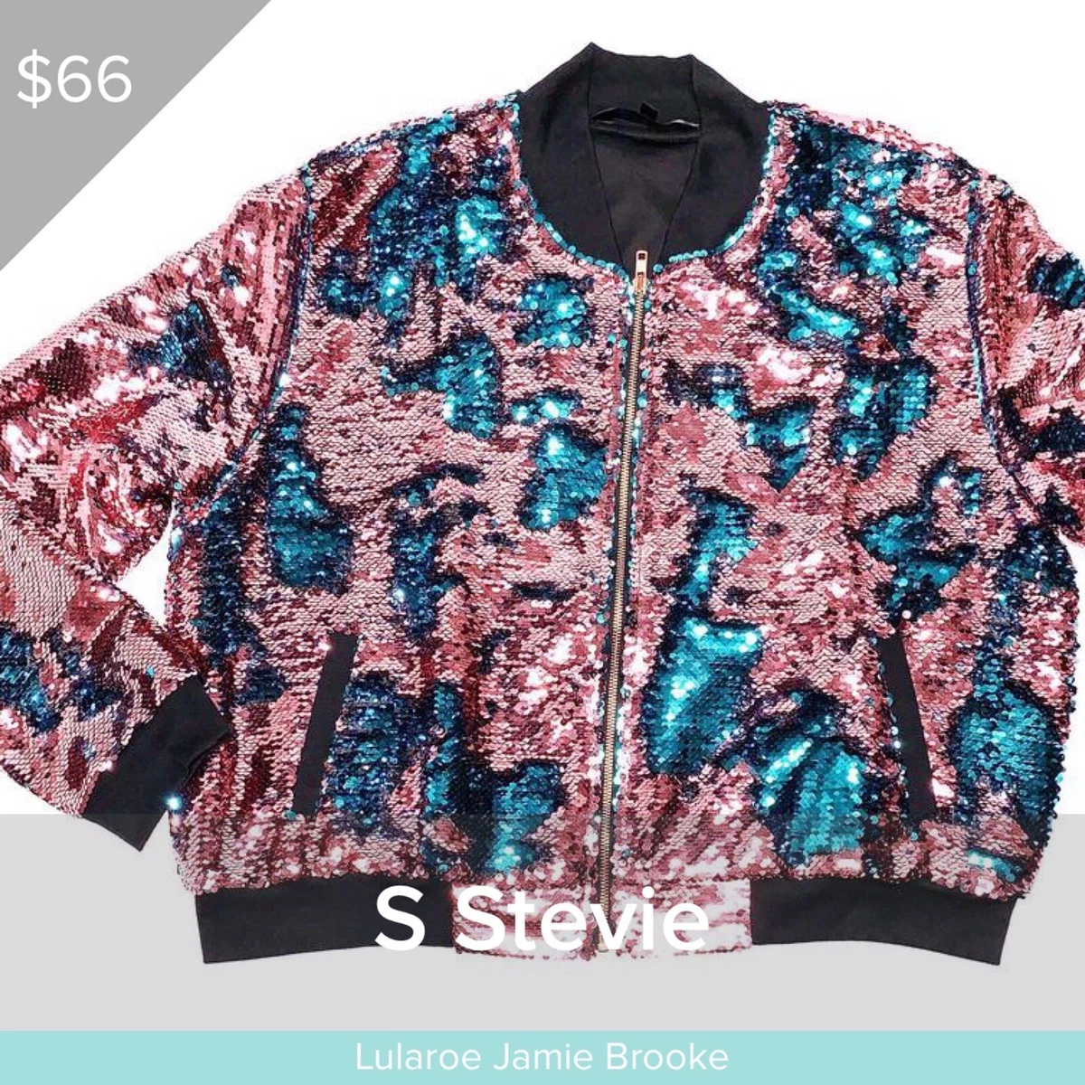 Pink glitter shop bomber jacket