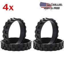 4X For Irobot Roomba Vacuum Robot Tires Wheels Series 5/6/7/8/9/I7 S9+ Anti-Slip