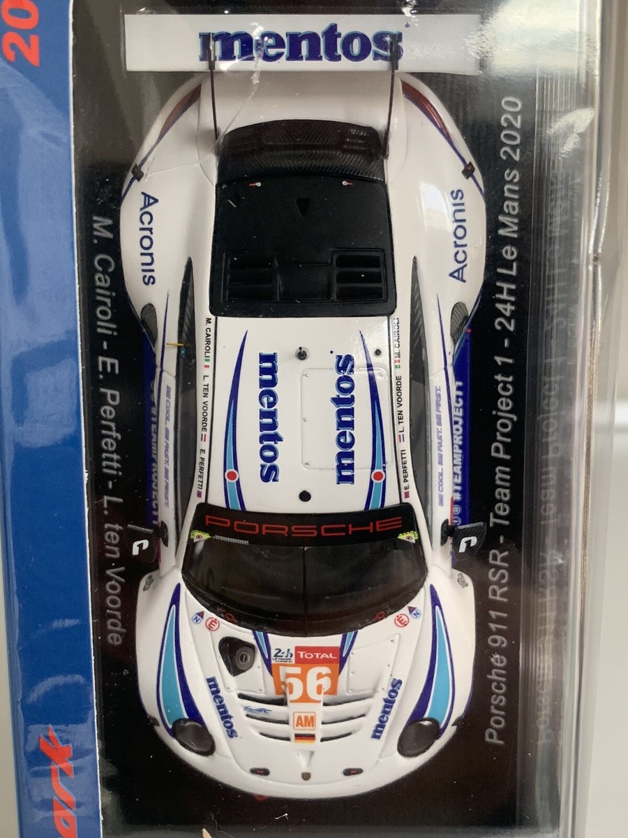 Porsche 911 RSR #56 2020 LeMans Team Project 1 Spark 1:43 | eBay Porsche 911 RSR #56 2020 LeMans Team Project 1 Spark 1:43 | eBay