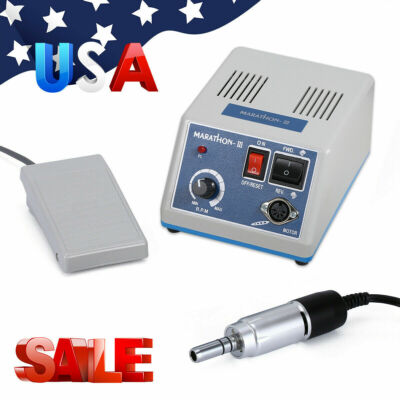 USA Dental Lab MARATHON Polisher & 35K RPM Electric E-type Motor Handpiece