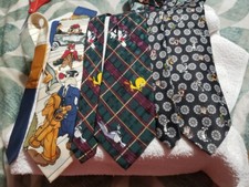 Lot of 3 Officially Licensed Looney Tunes Neckties. Excellent Condition.