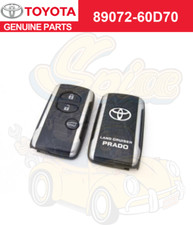 CUSTODIA GUSCIO CHIAVE TELECOMANDO ORIGINALE TOYOTA LAND CRUISER PRADO 150 AR...