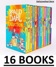 Roald Dahl Collection 16 Book Box Gift Set - BRAND NEW SEALED!! FAST SHIP!!