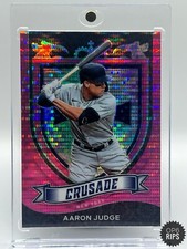 Aaron Judge 2021 Panini Chronicles #13 Crusade Pink Pulsar New York Yankees