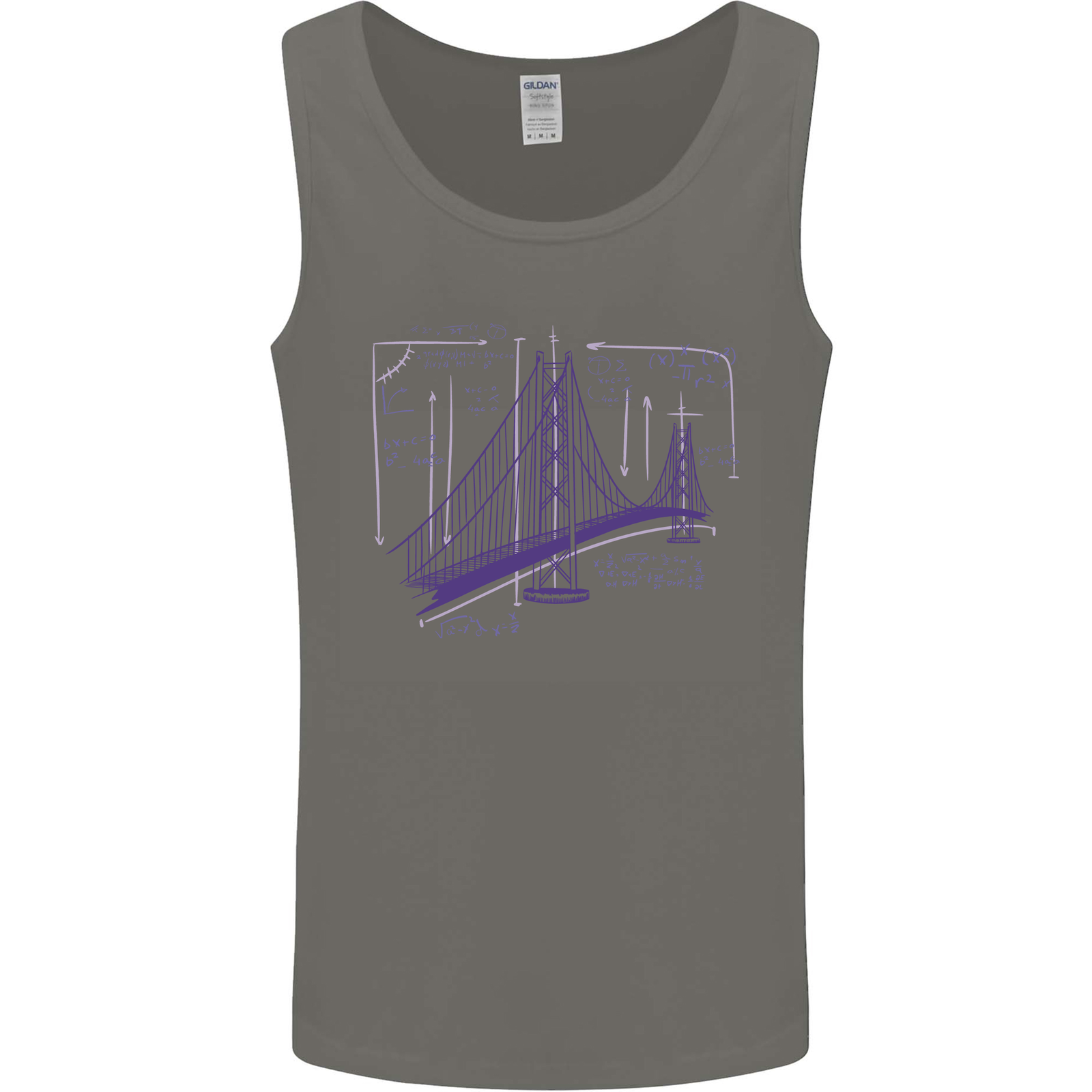Bridge Equation Physics Maths Geek Mens Vest Tank Top