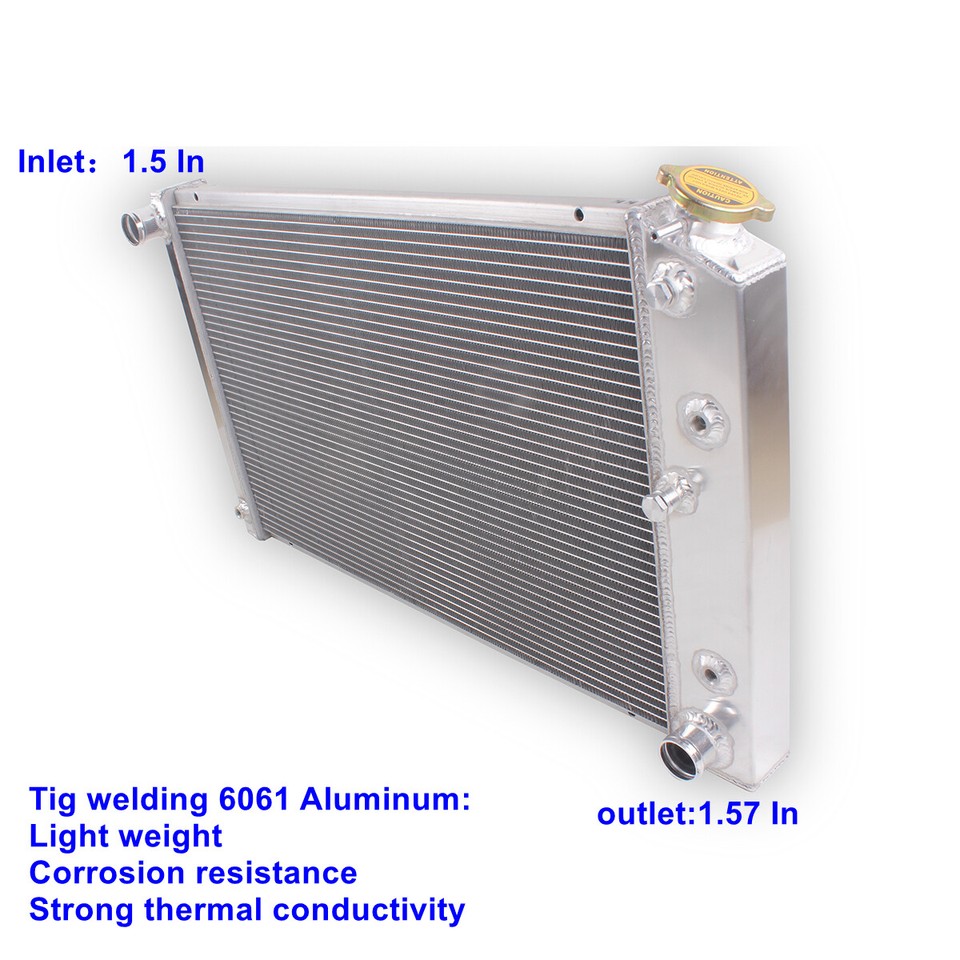 4 Row Radiator For Chevy Monte Carlo 1983-87 / Chevy Blazer 1973-1985 ...
