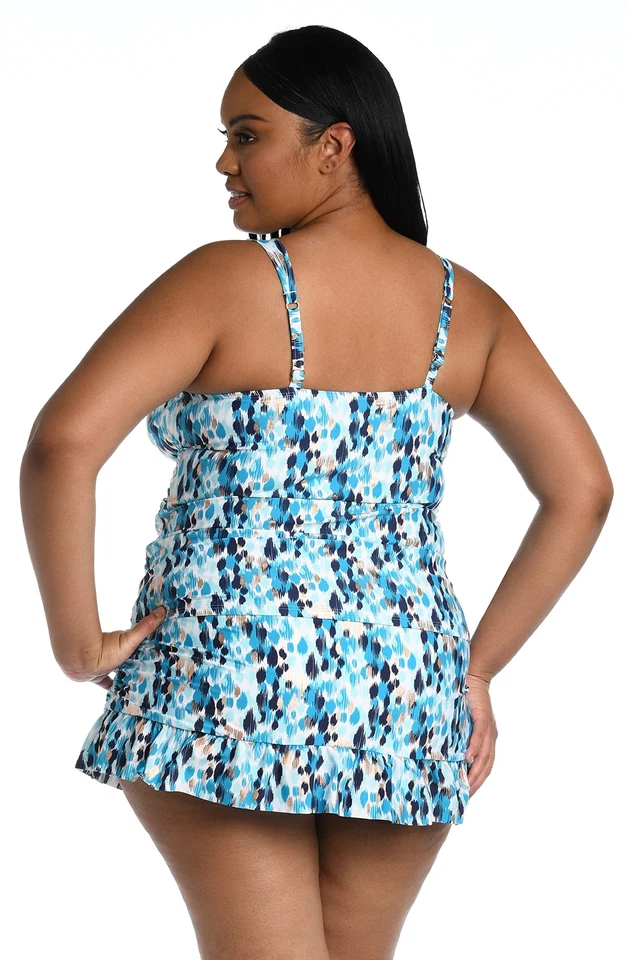 La Blanca Women's Skirted Ruffle Hipster Bikini Swimsuit Bottom 18 Plus - Image 4 of 4