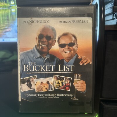 The Bucket List 2007 Movie Blu-Ray Disc ft. Jack Nicholson Morgan Freeman (Used)