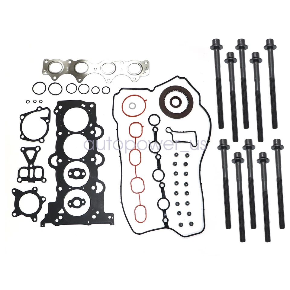Conjunto de junta de cabeça com kit de parafuso de cabeça para 2012-2019 Hyundai Kia Accent Rio 1.6L - Imagem 3 de 4